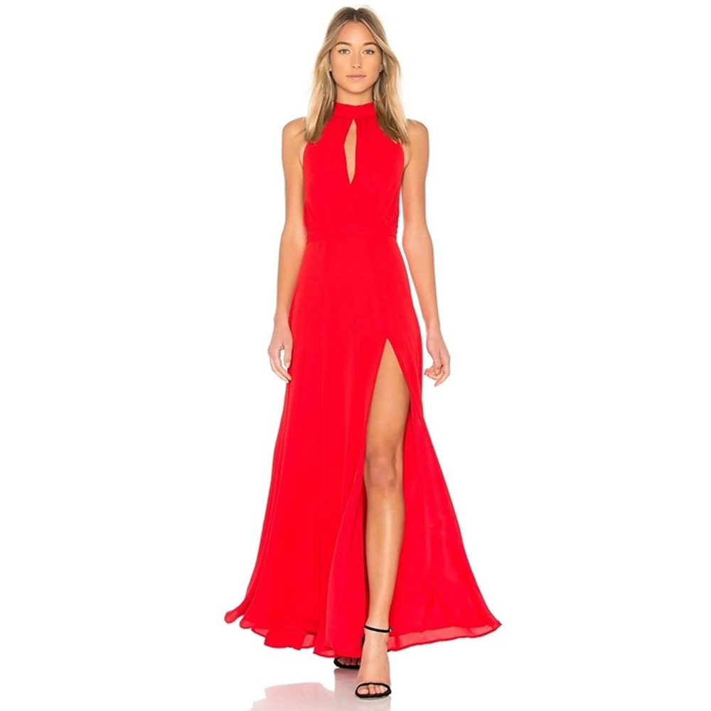 Yumi Kim High Demand Maxi Dress in Red XXS Womens Long Gown